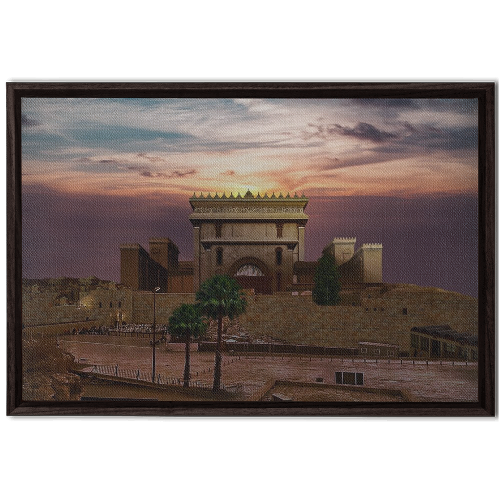 Dusk in Jerusalem Museum Quality Print