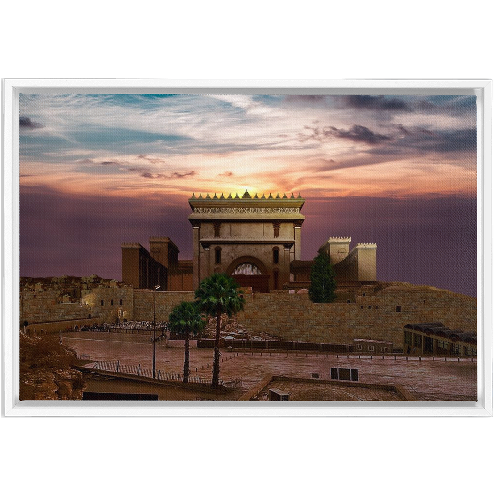 Dusk in Jerusalem Museum Quality Print