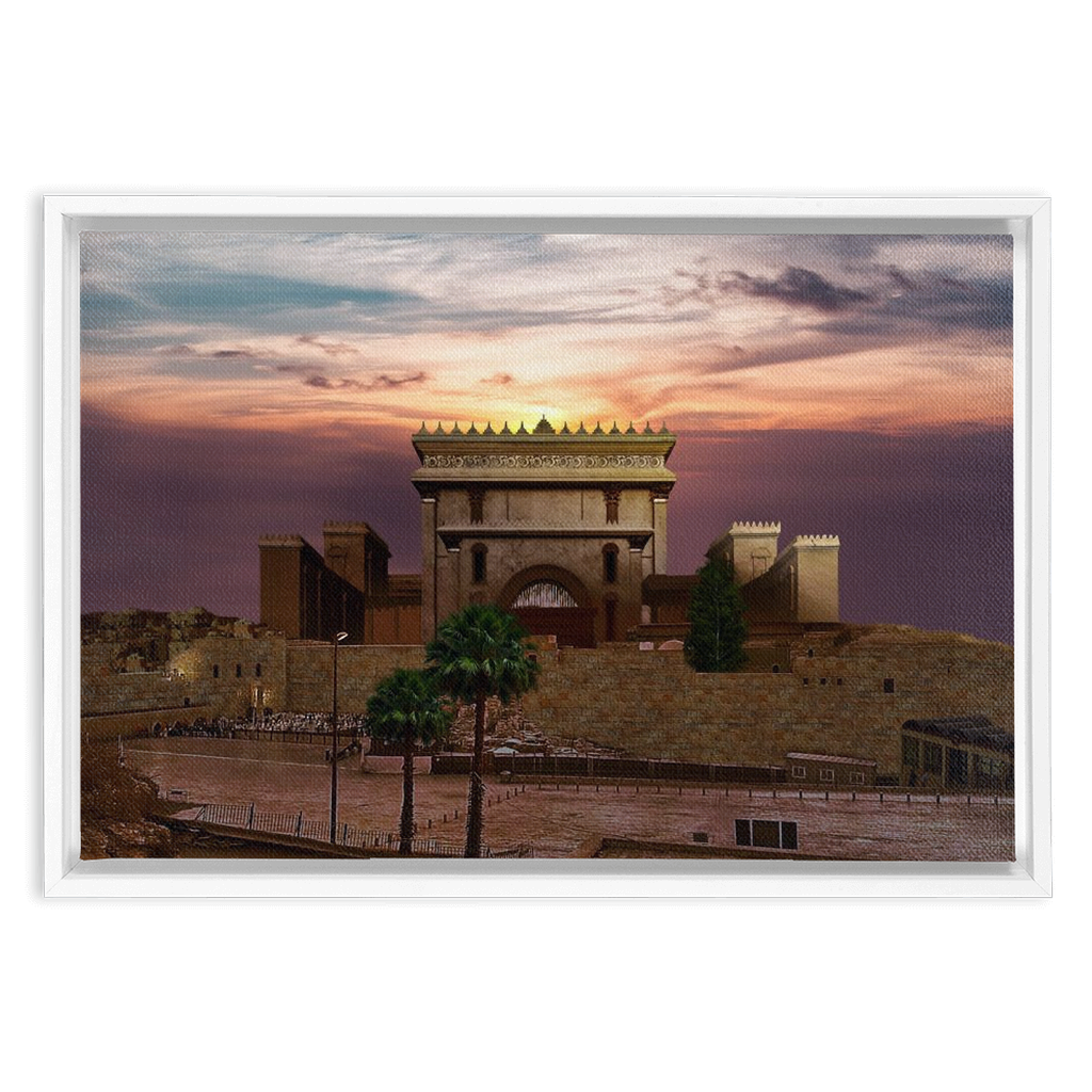 Dusk in Jerusalem Museum Quality Print