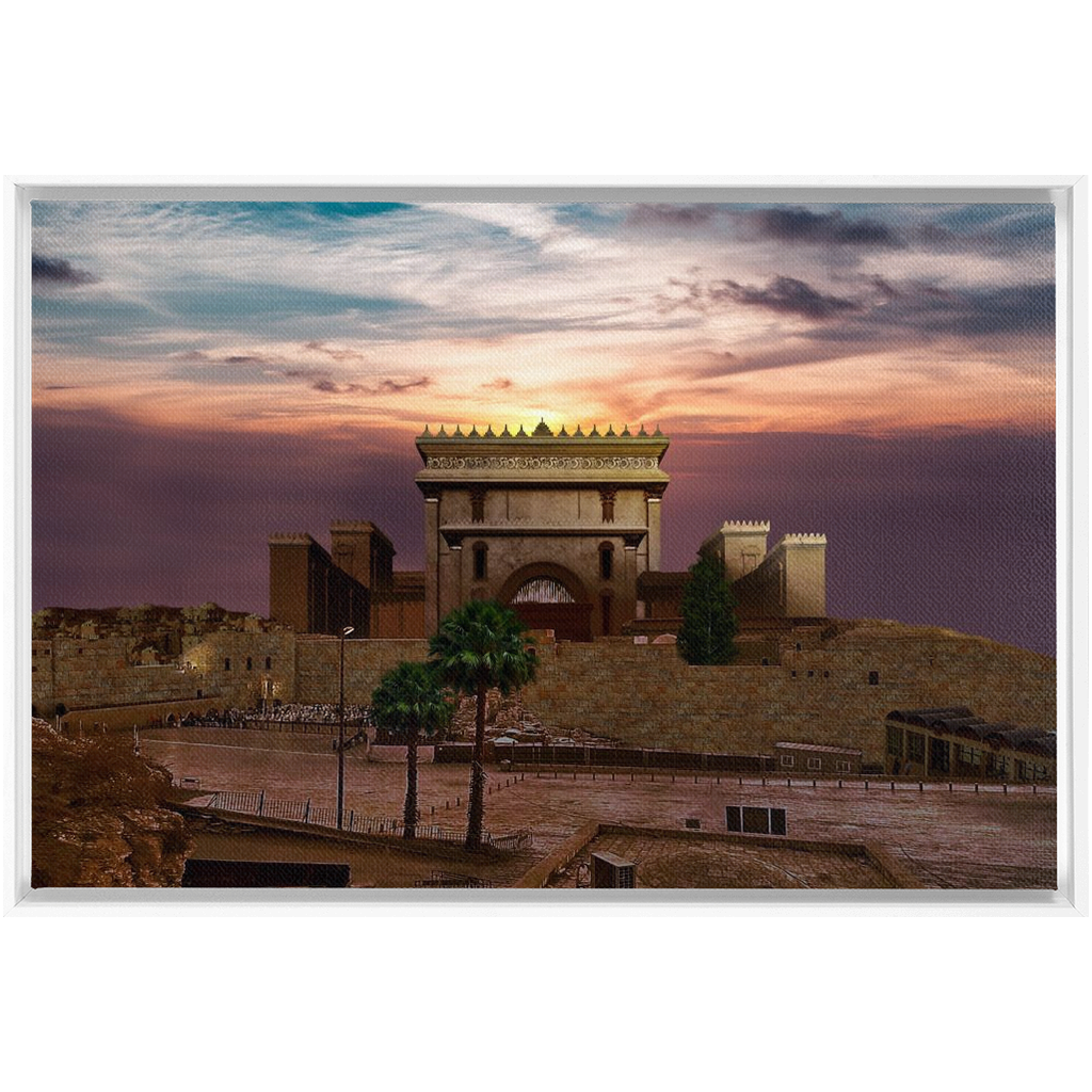Dusk in Jerusalem Museum Quality Print